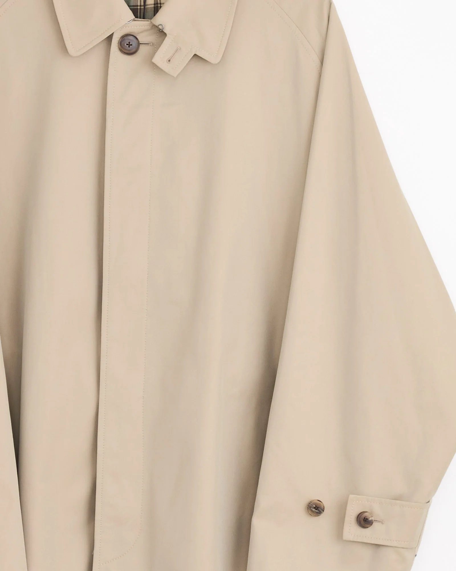 Studio Nicholson x BEAMS PLUS Peter Raincoat in Tan - Image 3