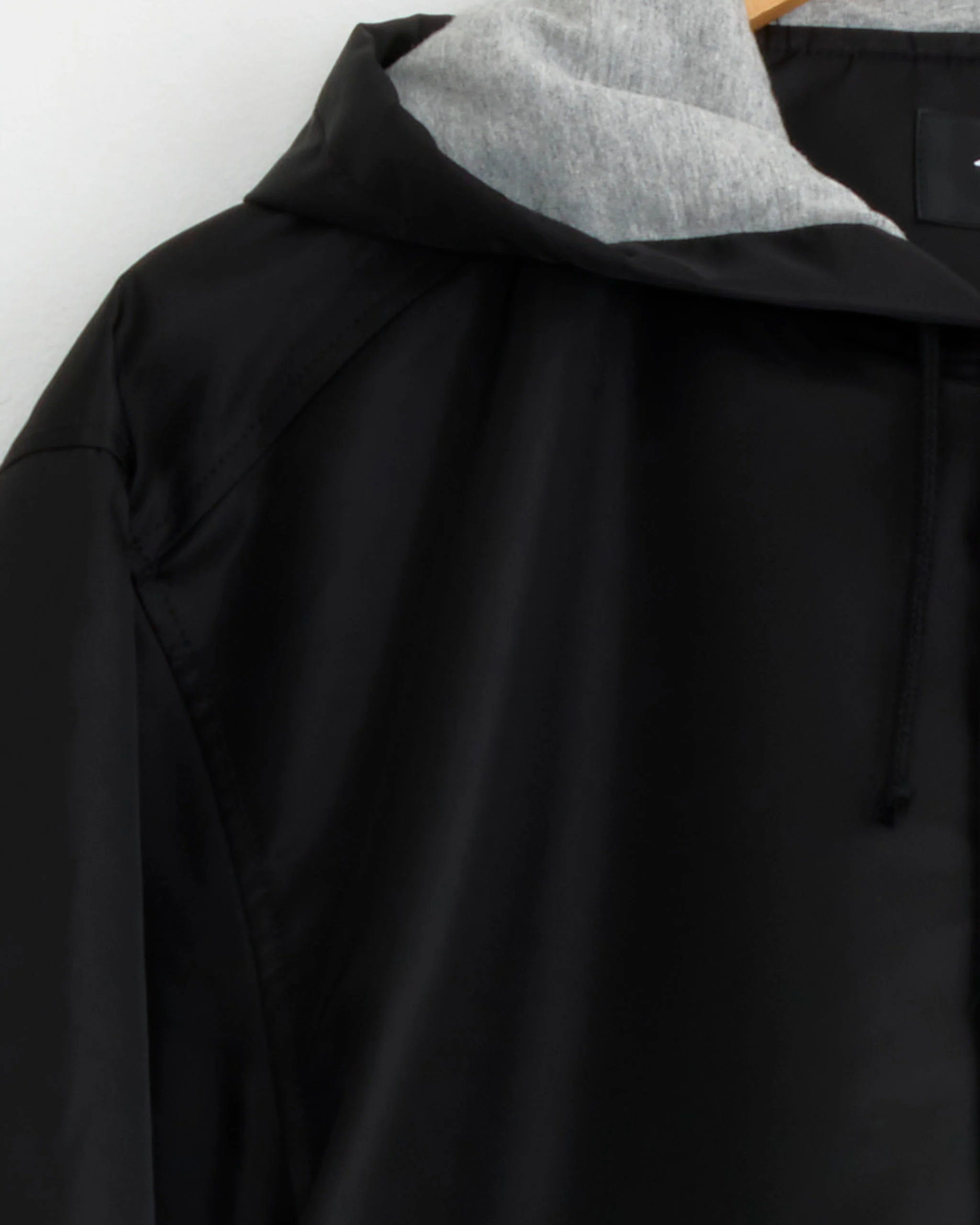 Hooded Coaches Jacket in Black - Image 3