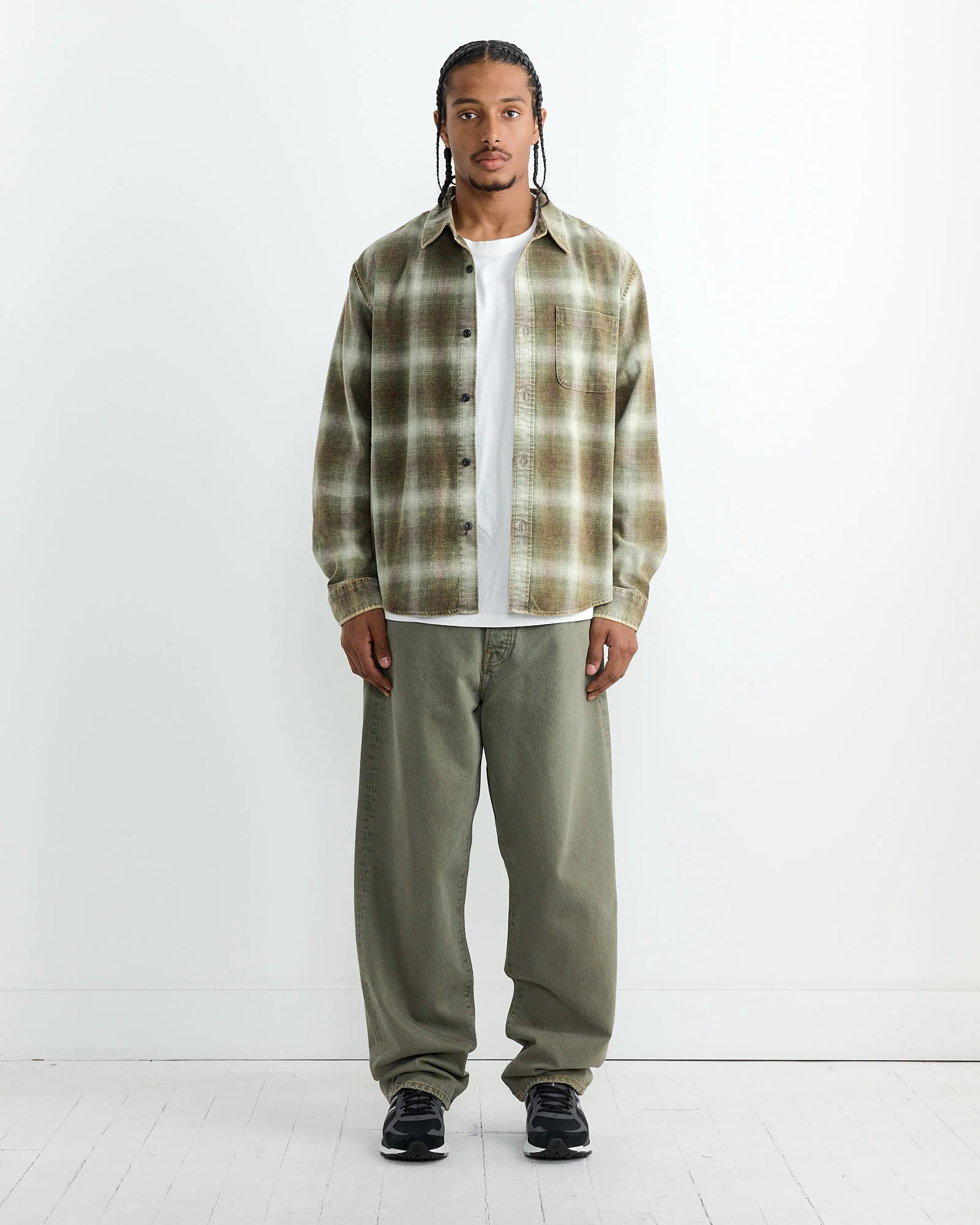 Rocco Plaid Shirt in Green - Image 2