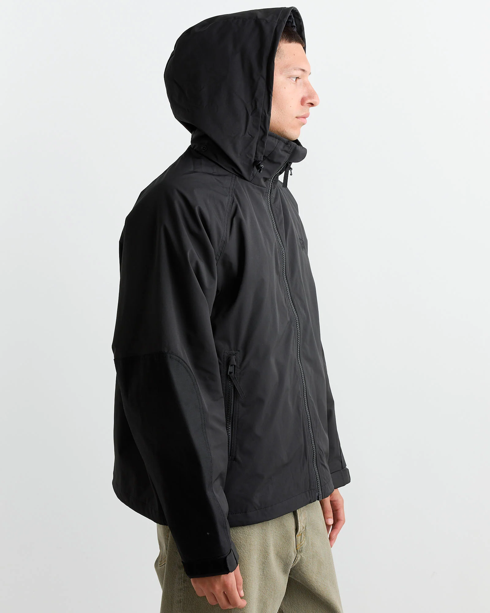 Short Military Parka in Black - Image 4