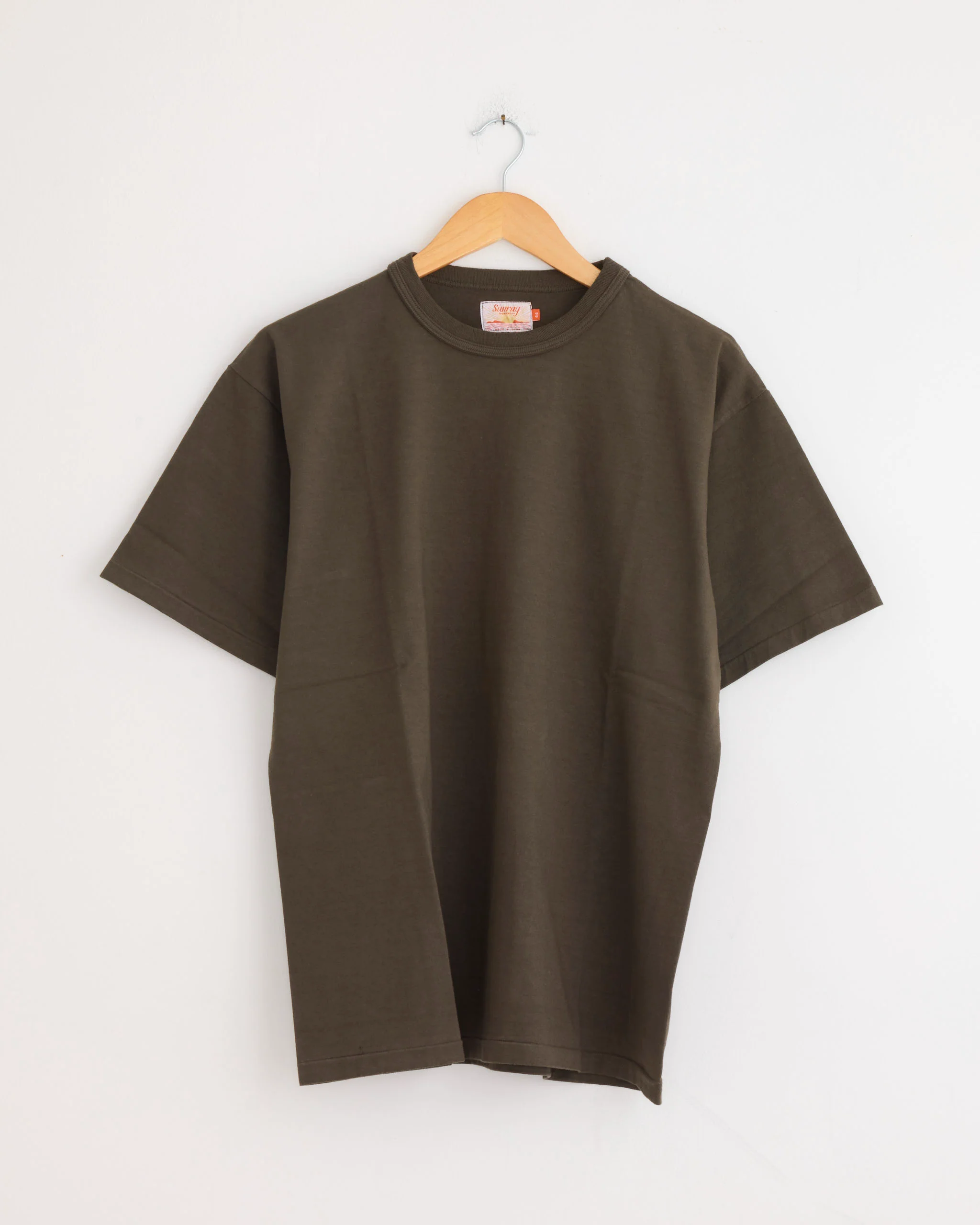 Makaha Japanese Jersey T-Shirt in Black Olive