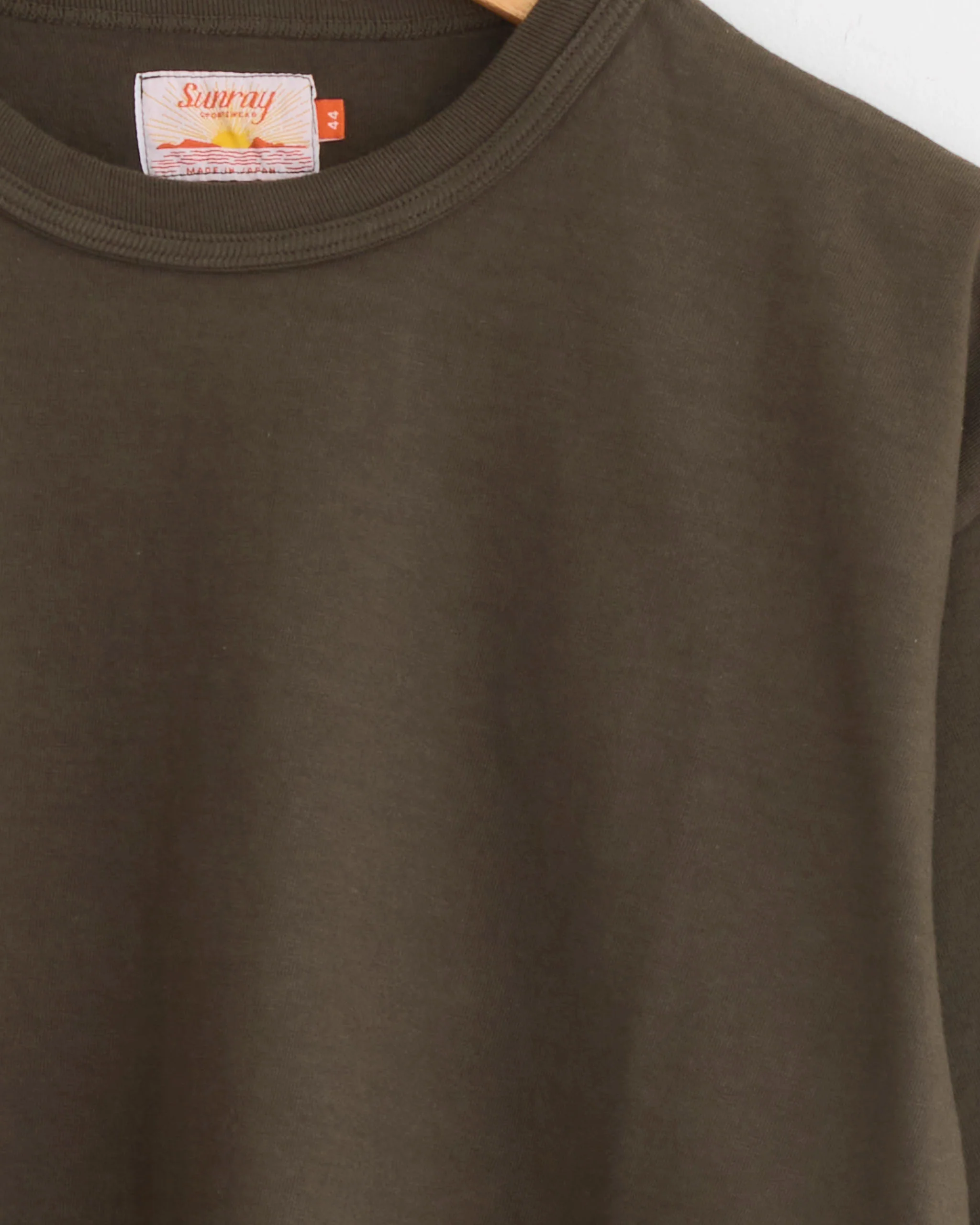 Makaha Japanese Jersey T-Shirt in Black Olive - Image 2