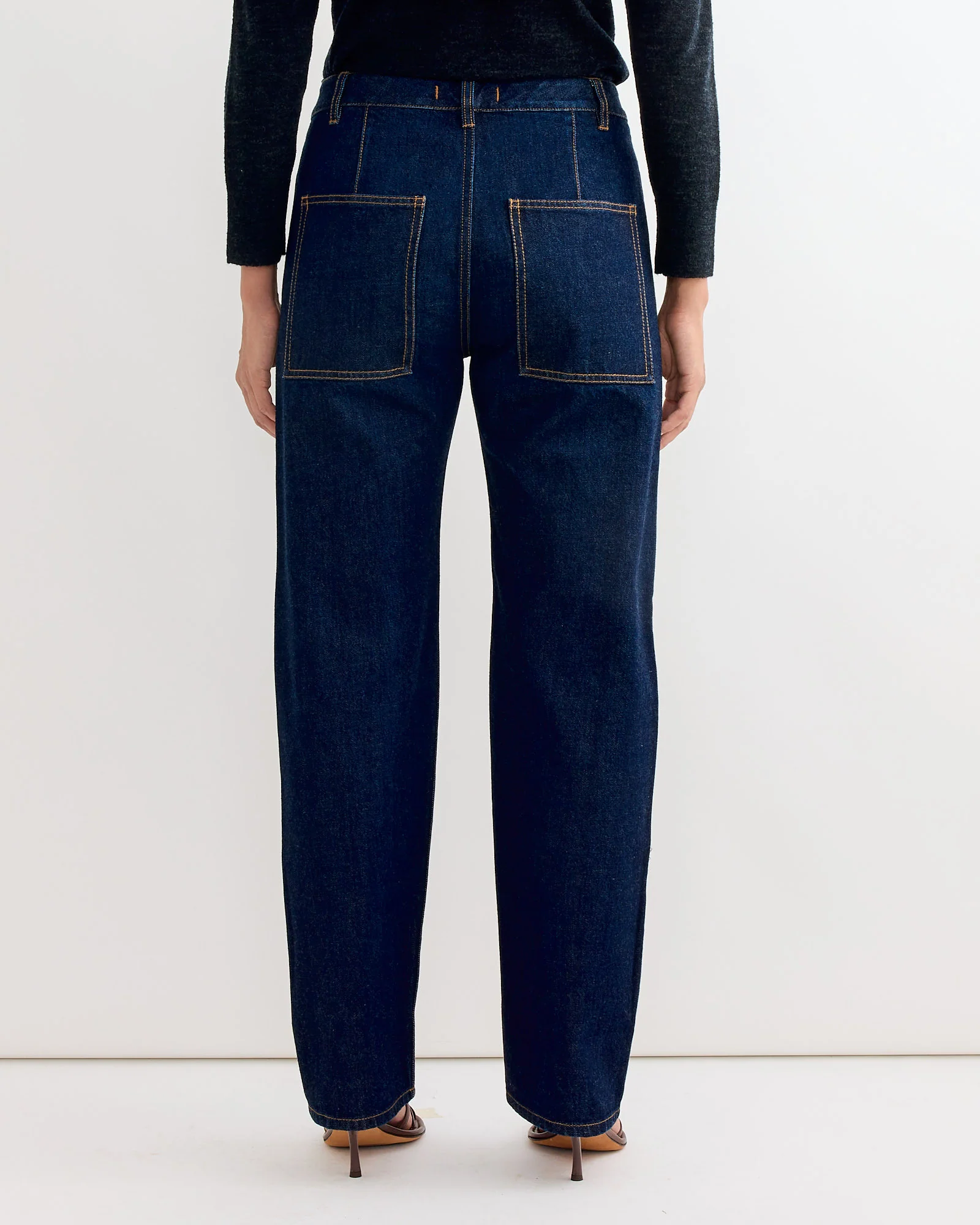 5 Pocket Alec Jean in Dark Denim - Image 3