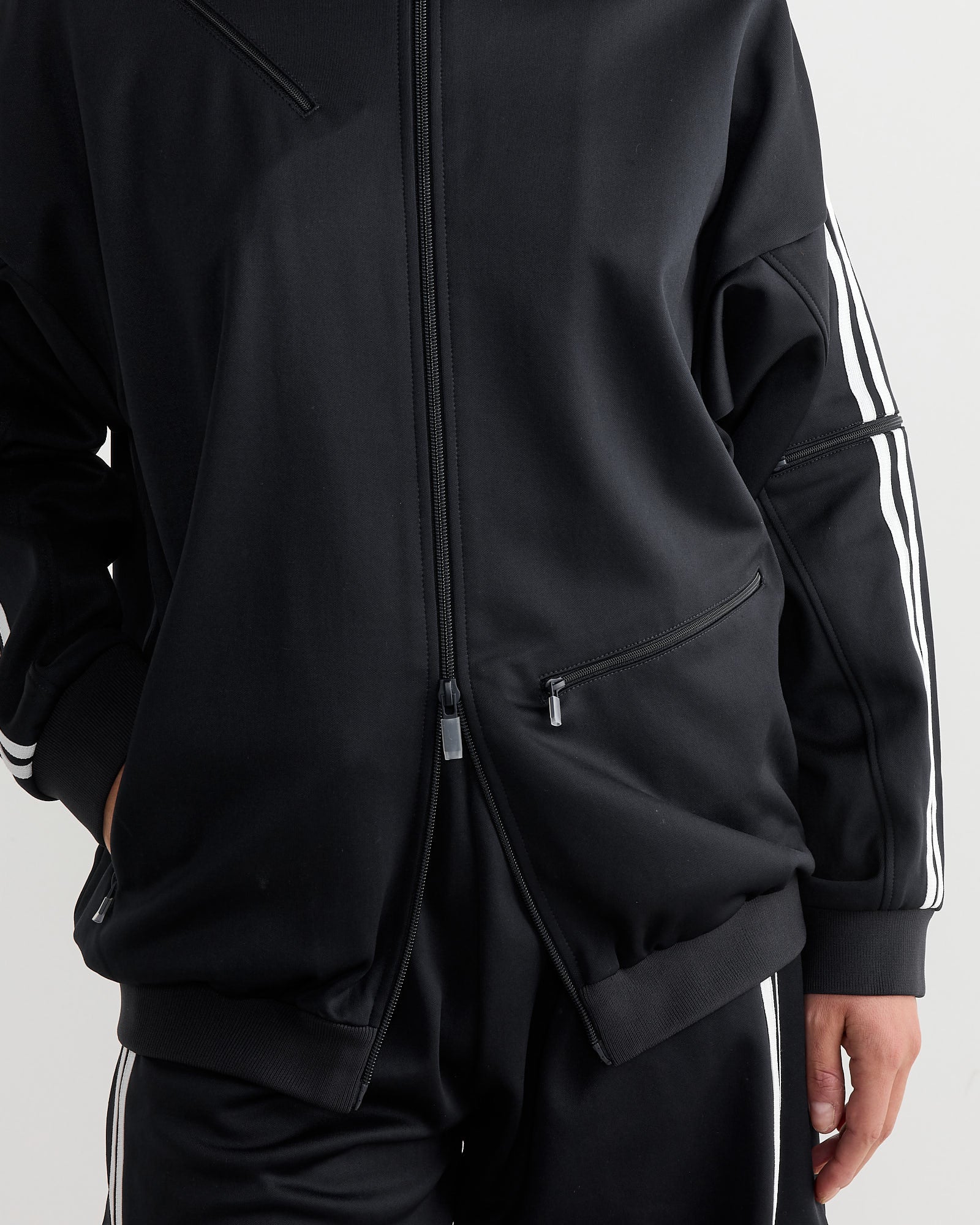 Active Knit Track Jacket in Navy - Image 3