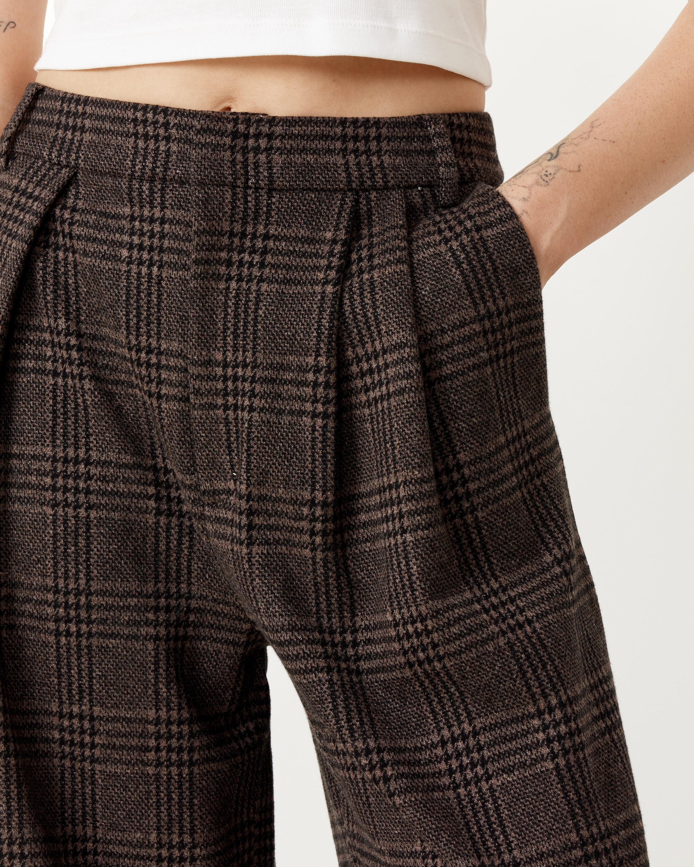 Asymmetrical Pleat Stella Pant - Image 3