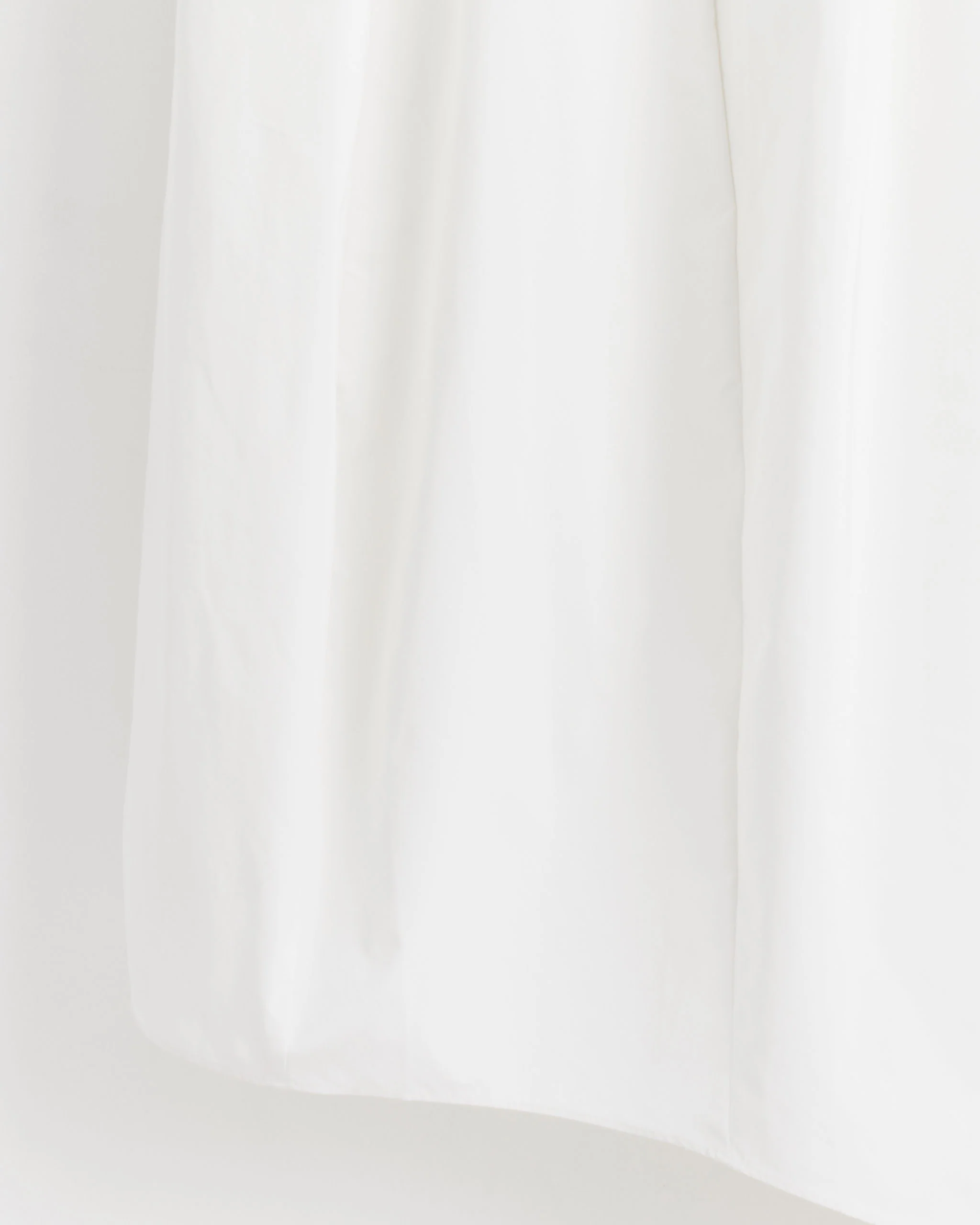 Asymmetrical Balloon Skirt in White - Image 2