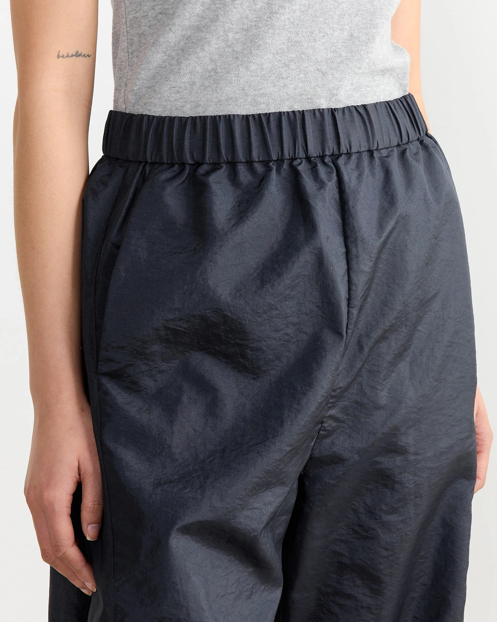 Crispy Nylon Winslow Pant in Navy - Image 3