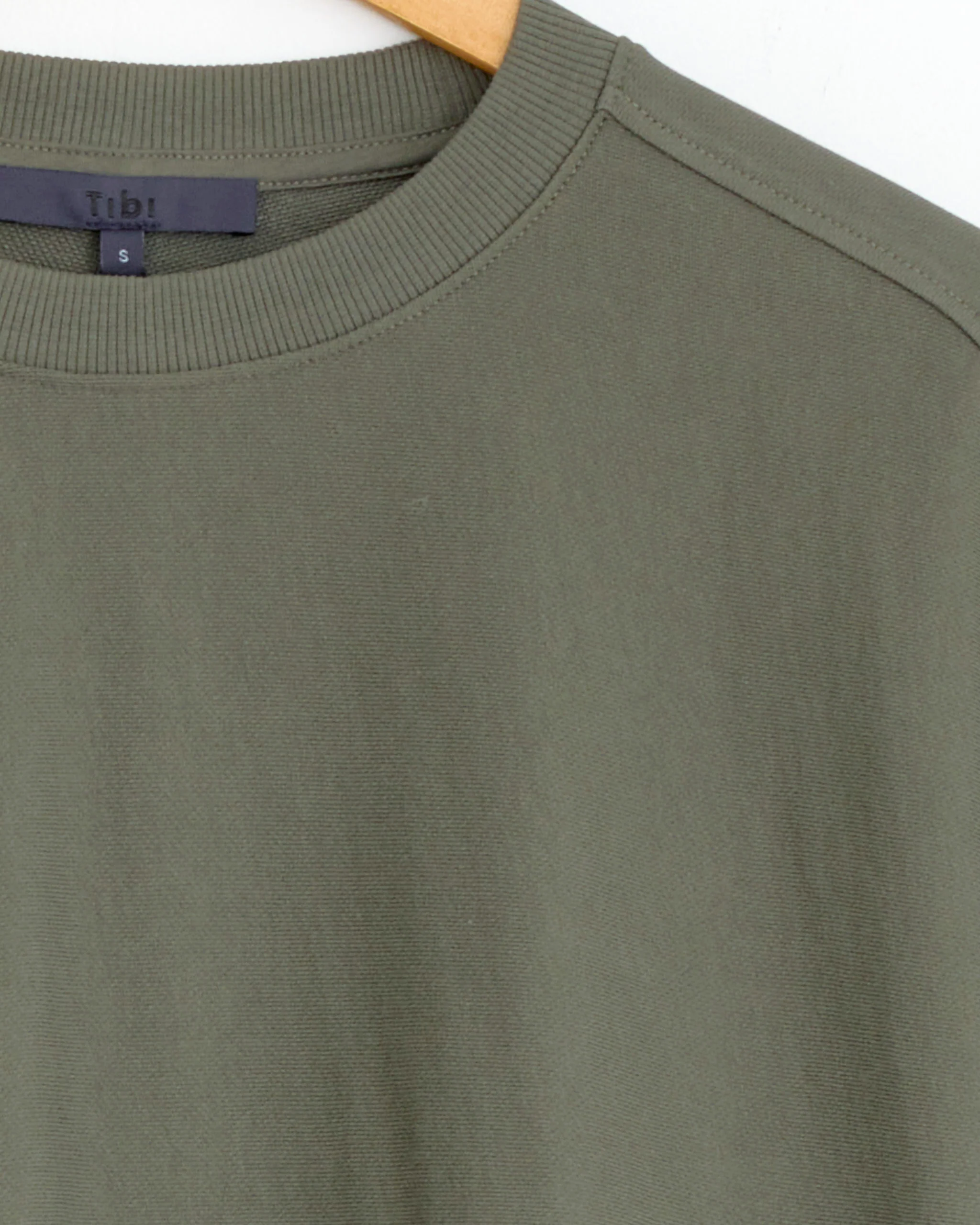 Light Weight Sweatshirt in Olive - Image 2