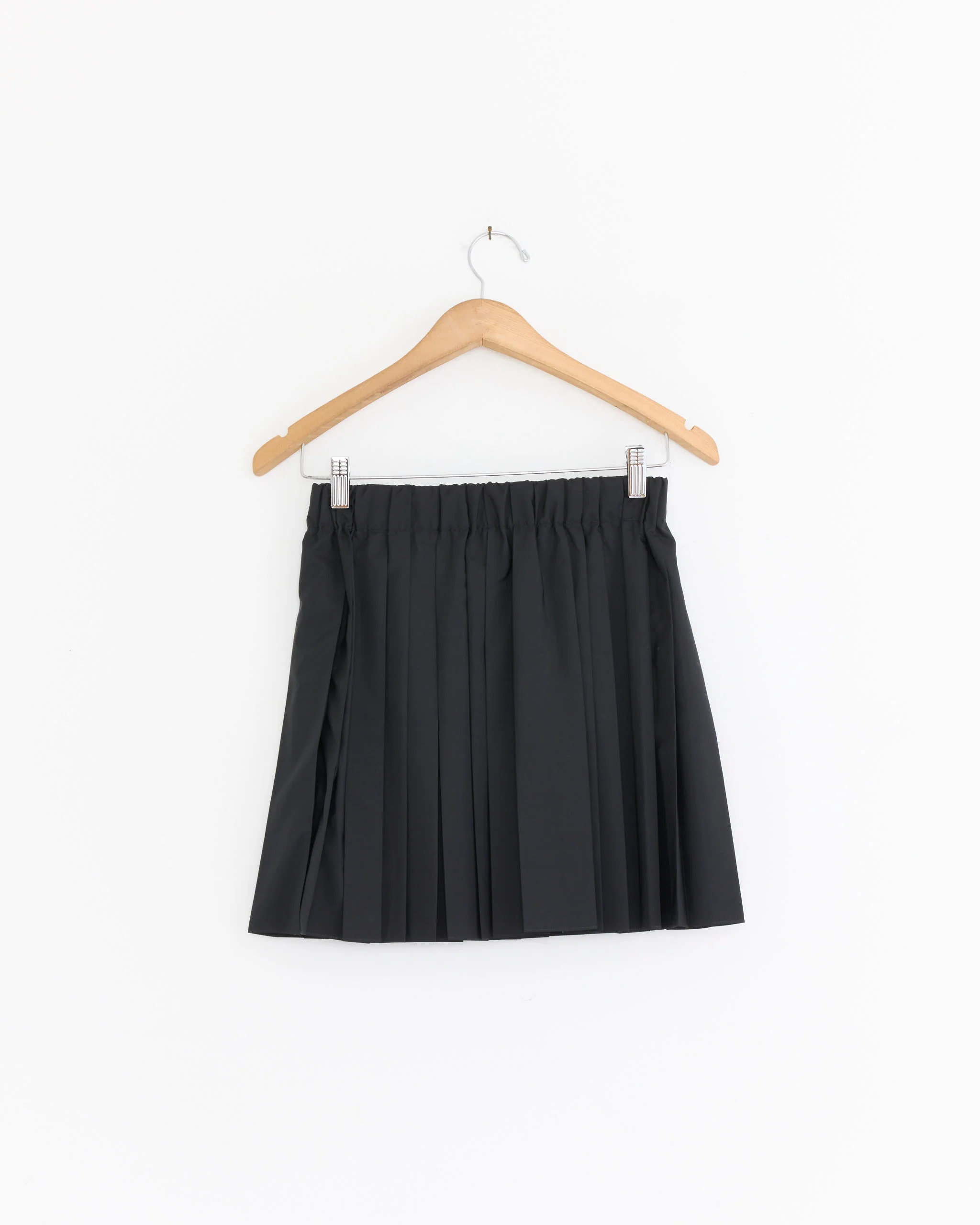 Pull On Mini Skirt in Black - Image 3