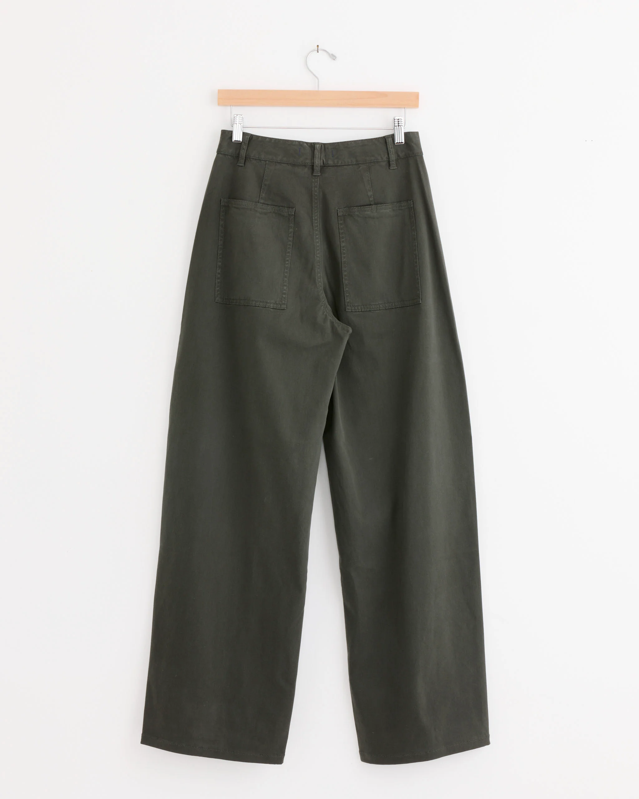 Reactive Garment Dyed Sid Pant in Army Green - Image 3