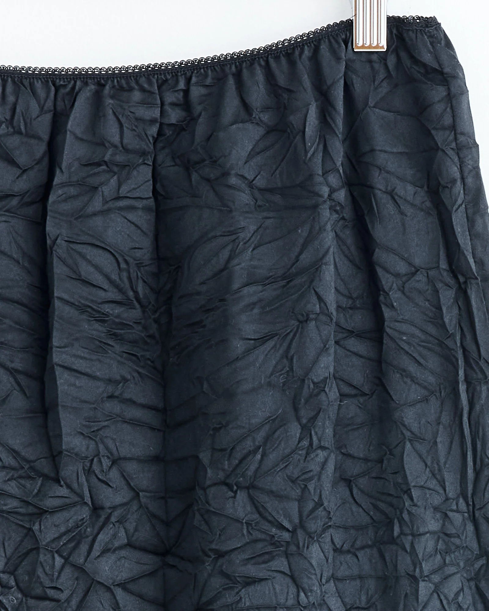 Tech Crush Slip Skirt in Black - Image 2