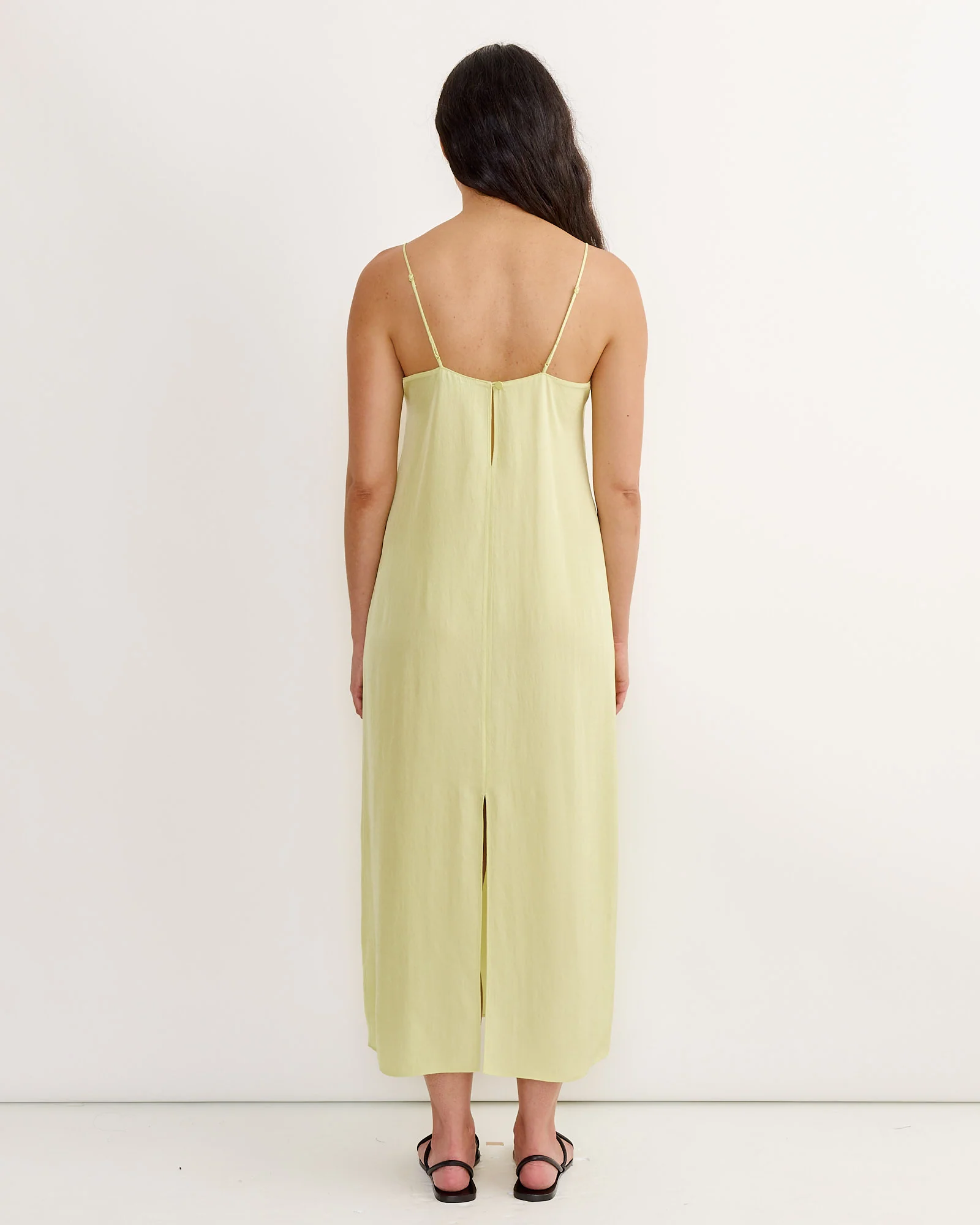 The Slip Dress in Celery - Image 2