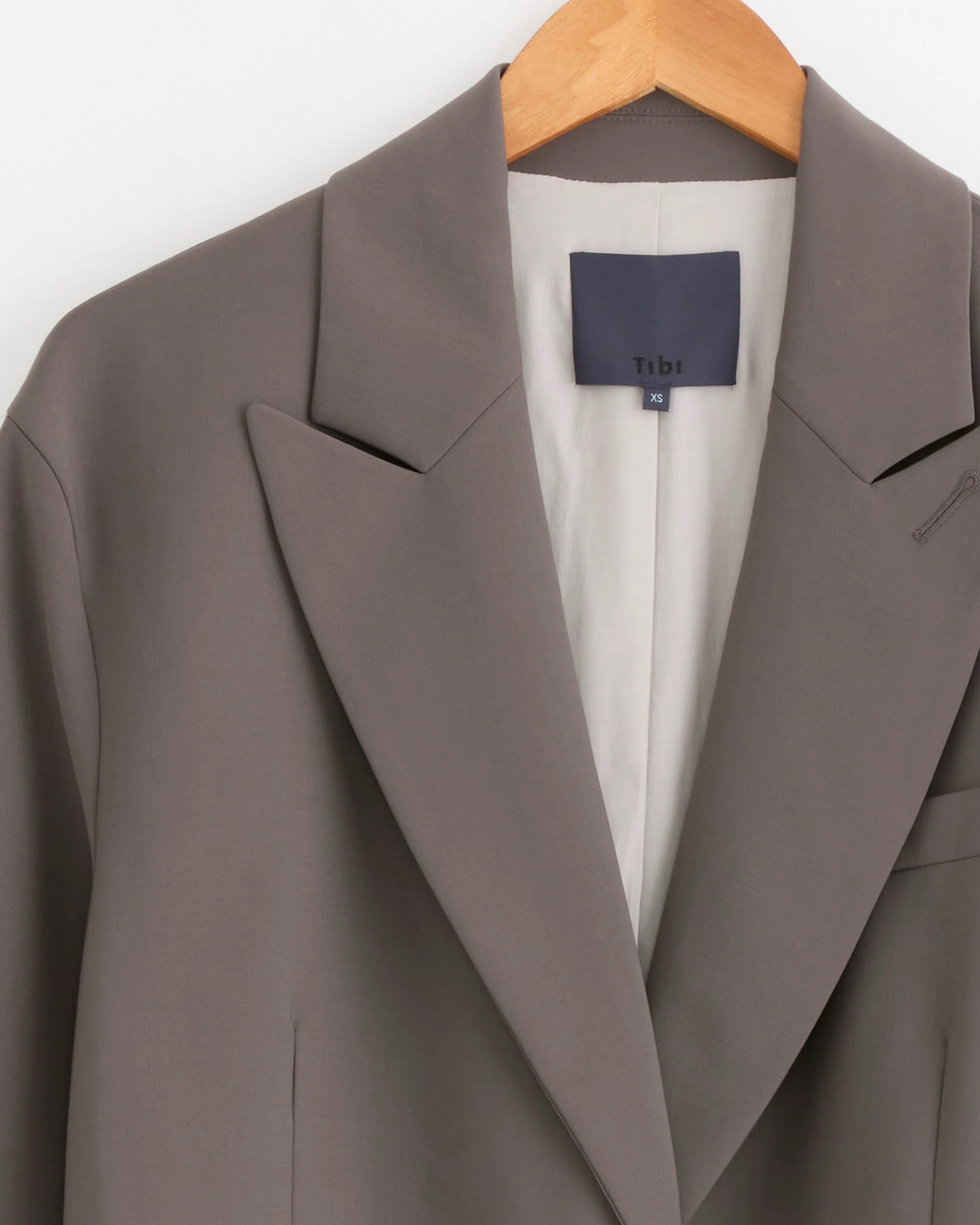 Tropical Wool Liam Blazer in Dark Stone - Image 2