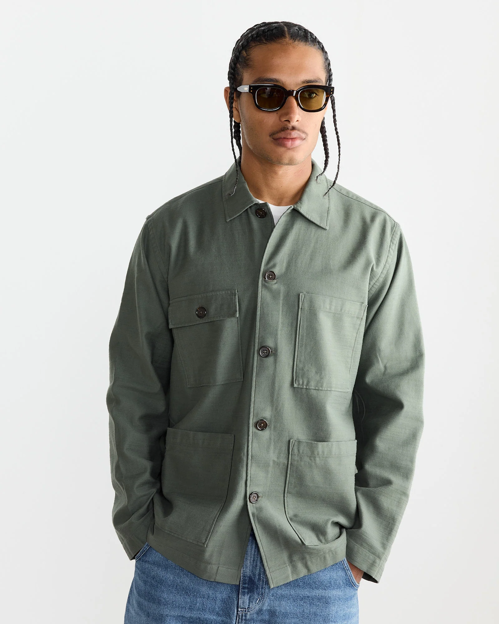 Dockside Jacket in Olive - Image 4