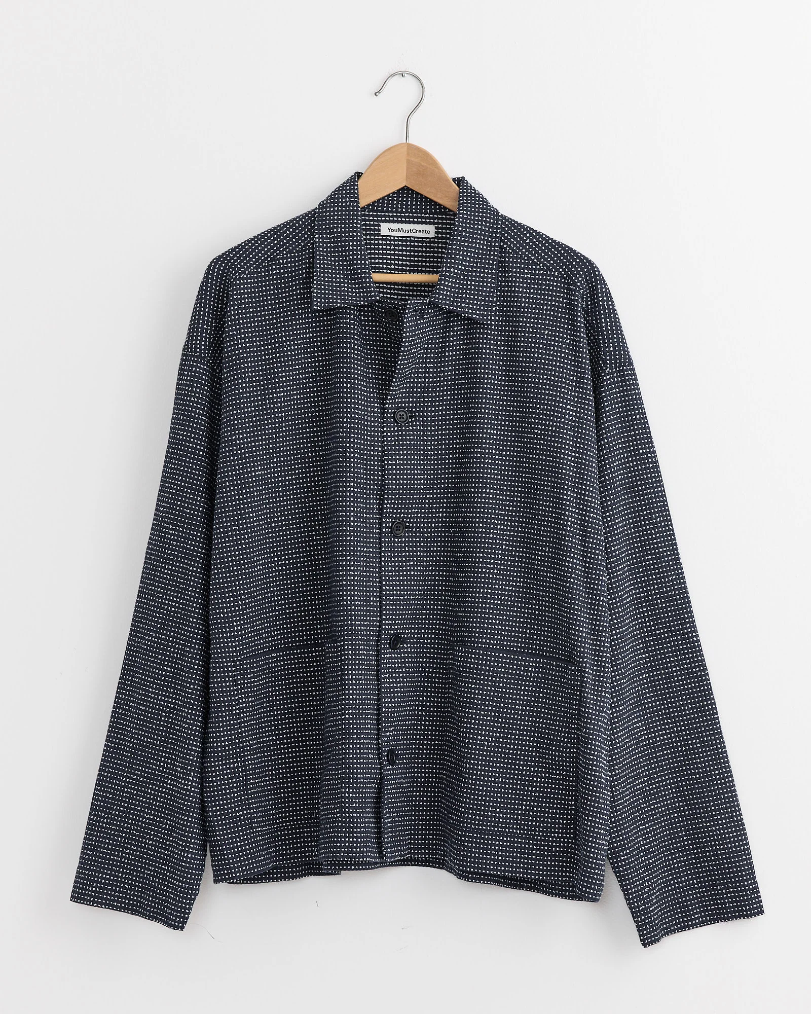 Pj Overshirt in Blue/White