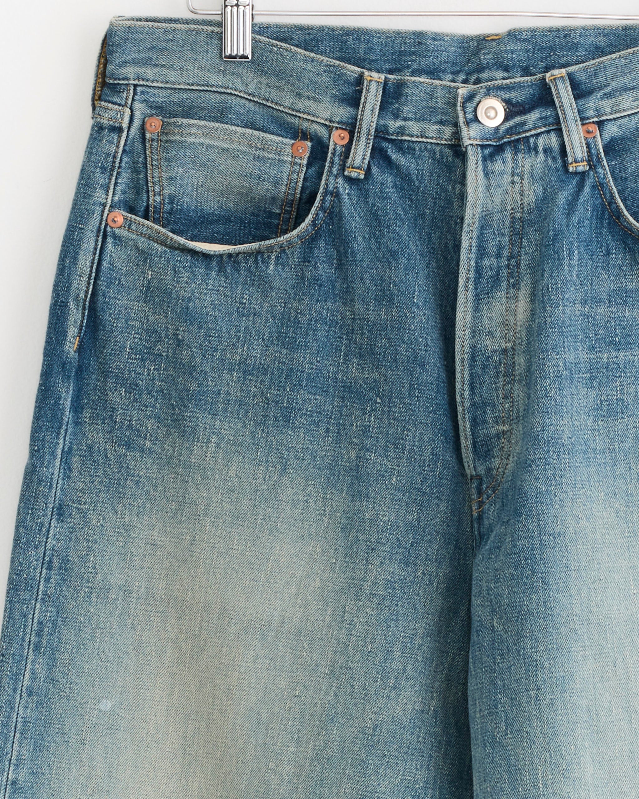 5 Pocket Straight Pant in Faded Indigo - Image 2