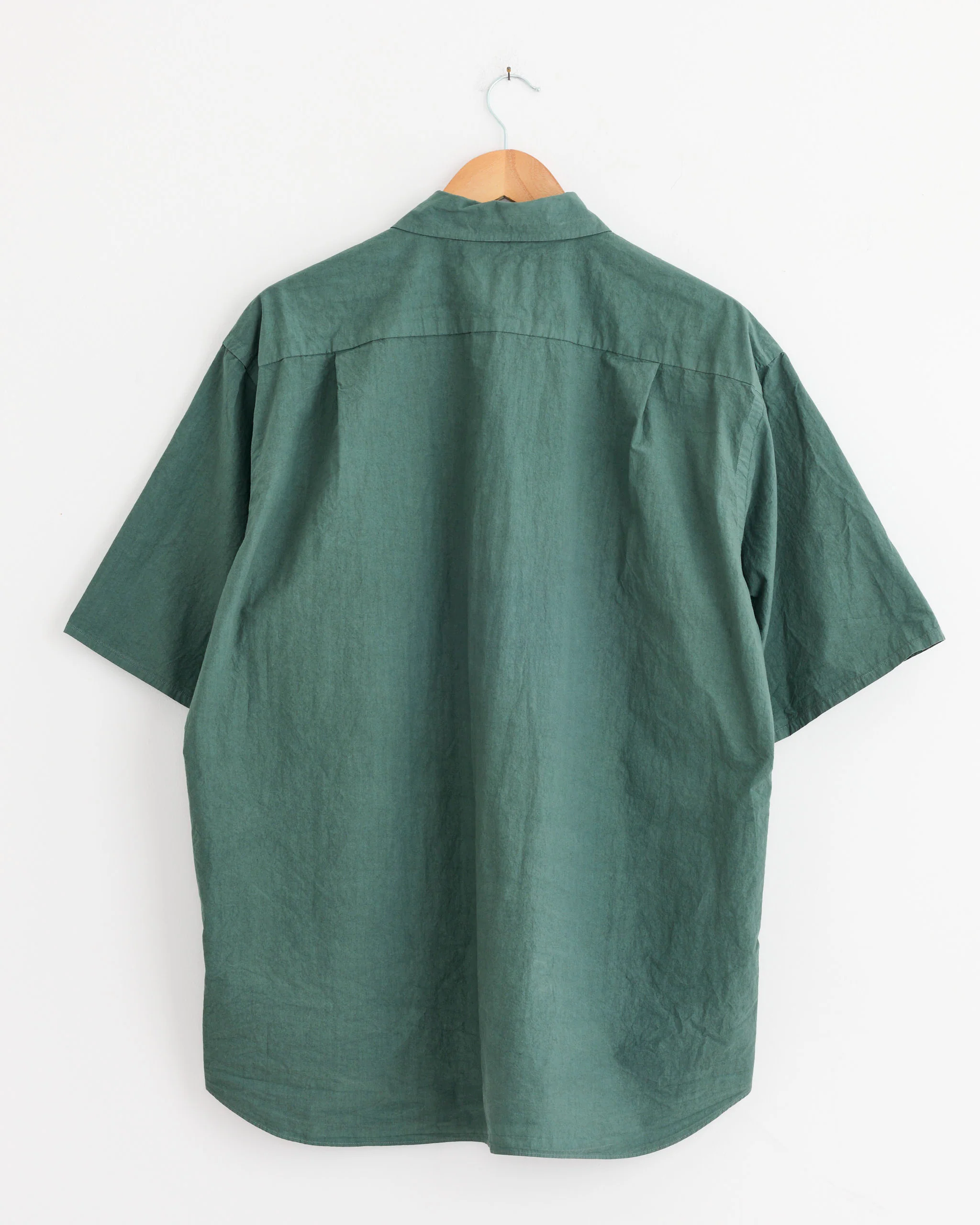 Regular Collar S/S Shirt in Green - Image 3